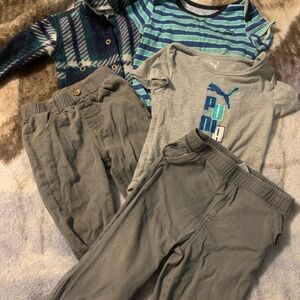 Pants and onesies 12-18months